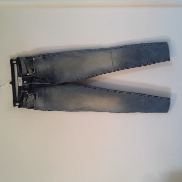 Free People Stella High Waist Raw Hem Skinny Jeans 25 - Picture 5 of 16